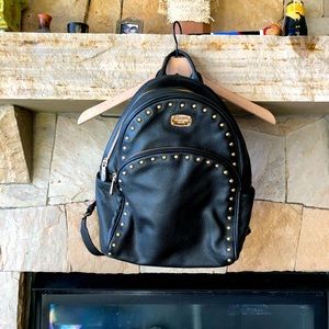 Michael Kors large leather backpack purse